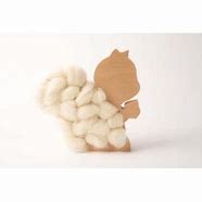 diy kit eenkhoorn met lontwol decoreren