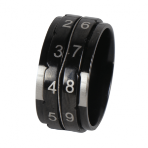 Knitpro toeren teller ring zwart maat 9  19mm