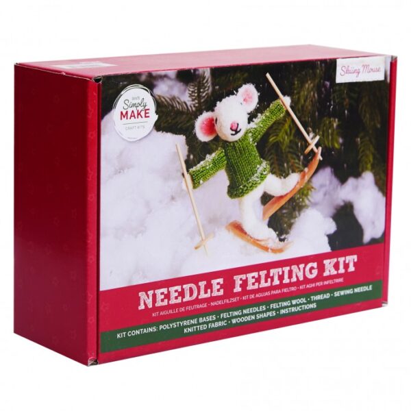 naaldviltset  needlefeltkit skiënde muis